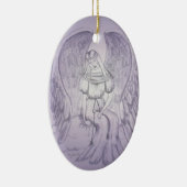 Décoration En Céramique Ange commémoratif (Droite)