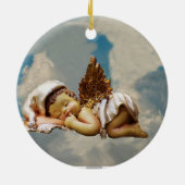 Décoration En Céramique Ange couchant (Dos)