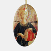 Décoration En Céramique ANGE MUSICAL Ruby Gem stone (Droite)