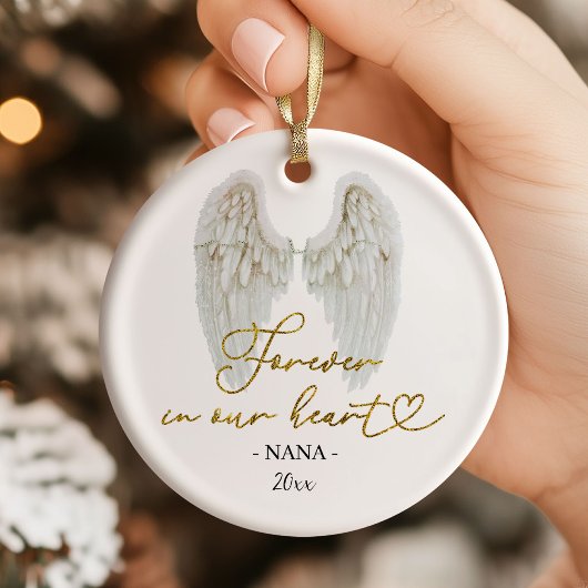Décoration En Céramique Angel Personalized Memorial Ornament