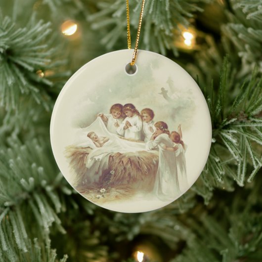 Décoration En Céramique Anges du Christ (Arbre)