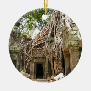 Décoration En Céramique Angkor Vat Cambodge