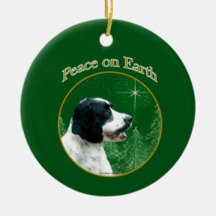 Décoration En Céramique Anglais Springer Spaniel Peace