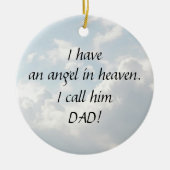 Décoration En Céramique Angle modifiable au ciel (Devant)