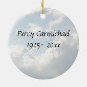 Décoration En Céramique Angle modifiable au ciel (Dos)