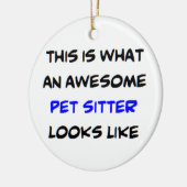 Décoration En Céramique animal de compagnie, génial (Gauche)