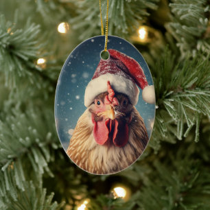 Décoration En Céramique Animal de poule de ferme, Kawaii mignon animal de