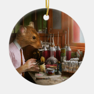 Décoration En Céramique Animal - Rat - Le Rat de Laboratoire