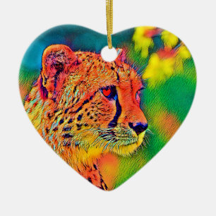 Décoration En Céramique AnimalColor_Cheetah_004