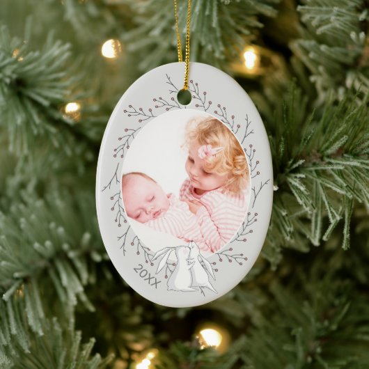 Décoration En Céramique Animaux des bois | Photo (Arbre)