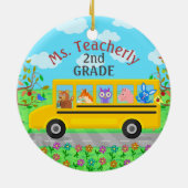 Décoration En Céramique Animaux mignons faits sur commande d'autobus du (Dos)