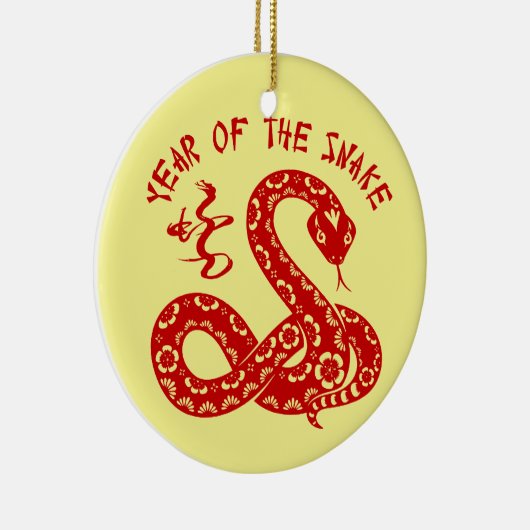 Décoration En Céramique Année du serpent (Droite)