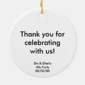 Décoration En Céramique Années 40 (Dos)