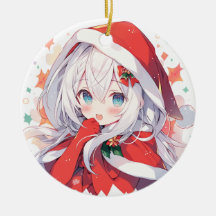 Annime Noël Ornament, Cadeau Manga, Décor Anime