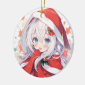 Décoration En Céramique Annime Noël Ornement, Anime Noël Cadeau (Gauche)