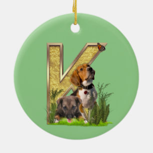 Décoration En Céramique Anniversaire-Capital-lettre-E Sac fourre-tout d'ar