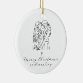 Décoration En Céramique Anniversaire de Noël (amour queer) (Droite)