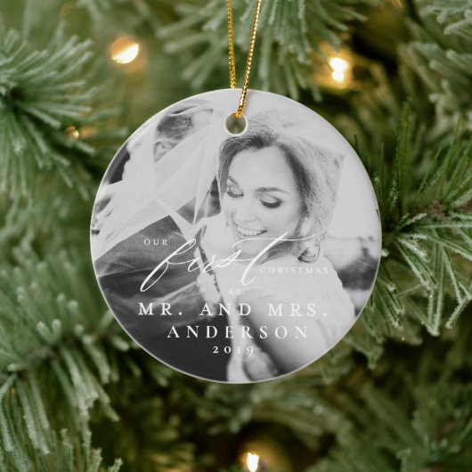 Décoration En Céramique Anniversaire de Noël Marié (Arbre)