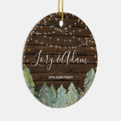 Décoration En Céramique Anniversaire de Noël rustique pour Mariage (Droite)