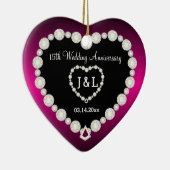 Décoration En Céramique Anniversaire do-it-yourself Mariage à Fuchsia & Fa (Droite)