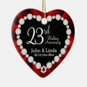 Décoration En Céramique Anniversaire do-it-yourself | Satin et diamants ro (Droite)