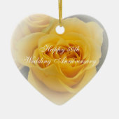 Décoration En Céramique Anniversaire du 50e Mariage (Devant)