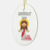 Décoration En Céramique anniversaire garçon jesus noël (Gauche)