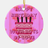 Décoration En Céramique Anniversaire spécial (Devant)