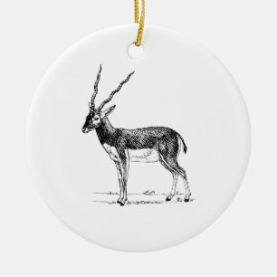 Décoration En Céramique Antilope de Blackbuck