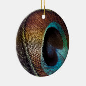 Décoration En Céramique Antique Hues Peacock Feather Eye (Droite)