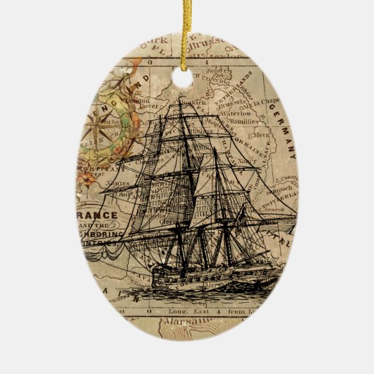 Décoration En Céramique Antique Old General France (Devant)