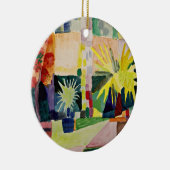 Décoration En Céramique Août Macke : Jardin sur le lac Thun (Droite)