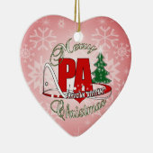 DÉCORATION EN CÉRAMIQUE AP ASSISTANTE PHYSIQUE MERRY CHRISTMAS (Droite)