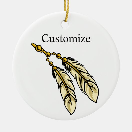 Décoration En Céramique Apache Feathers Thunder_Cove (Devant)