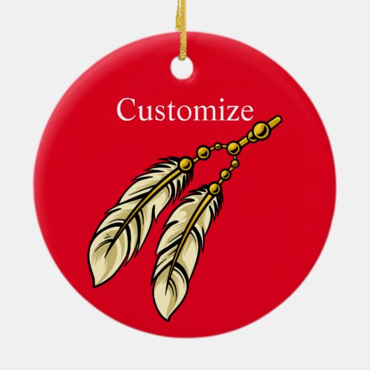 Décoration En Céramique Apache Feathers Thunder_Cove (Dos)