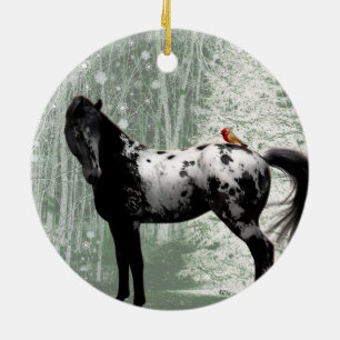 Décoration En Céramique Appaloosa & Cardinals 2023