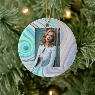 Décoration En Céramique aqua bleu menthe vert lilas violet pastel arc-en-c