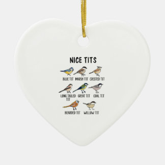 Décoration En Céramique Aquarelle Amoureux des oiseaux