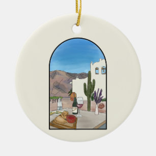 Décoration En Céramique Aquarelle Argentine Salta