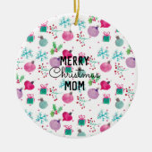 Décoration En Céramique Aquarelle Art de Noël (Devant)