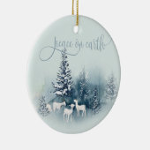 Décoration En Céramique Aquarelle Bois Chèvres magiques (Droite)