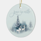 Décoration En Céramique Aquarelle Bois Deer (Gauche)