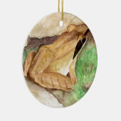 Décoration En Céramique Aquarelle de grenouille à bois (Droite)