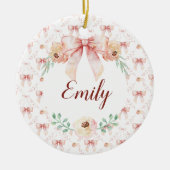 Décoration En Céramique Aquarelle de l'arc coquette (Devant)