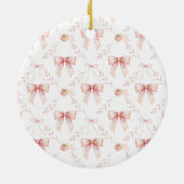 Décoration En Céramique Aquarelle de l'arc coquette (Dos)