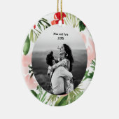 Décoration En Céramique Aquarelle Fleur Noël design (Droite)