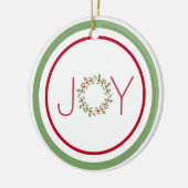 Décoration En Céramique Aquarelle Holly Wreath (Gauche)