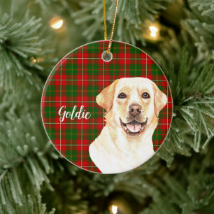 Décoration En Céramique Aquarelle Labrador Retriever Chien Personnalisé