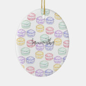Décoration En Céramique Aquarelle Macarons français (Droite)