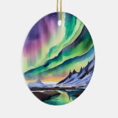 Décoration En Céramique Aquarelle Northern Lights (Droite)